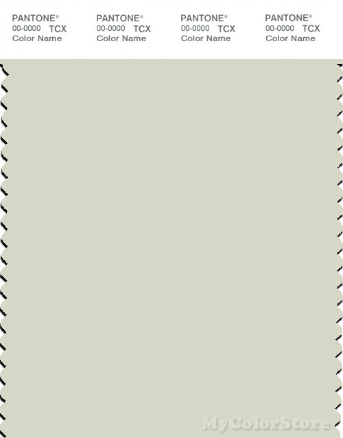 PANTONE SMART 12-6204X Color Swatch Card, Silver Green