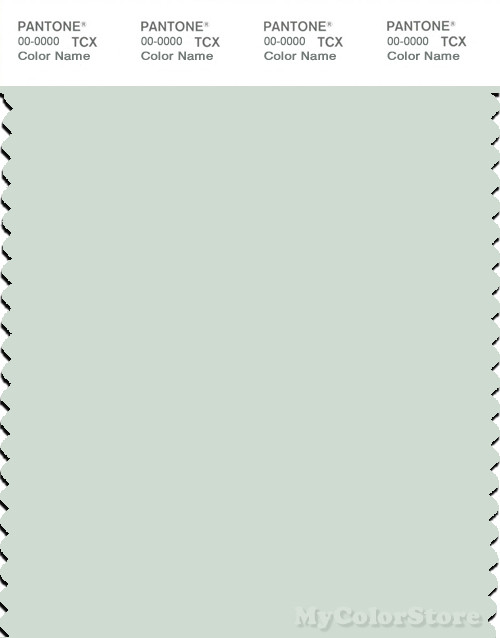 PANTONE SMART 12-6205X Color Swatch Card, Milky Green