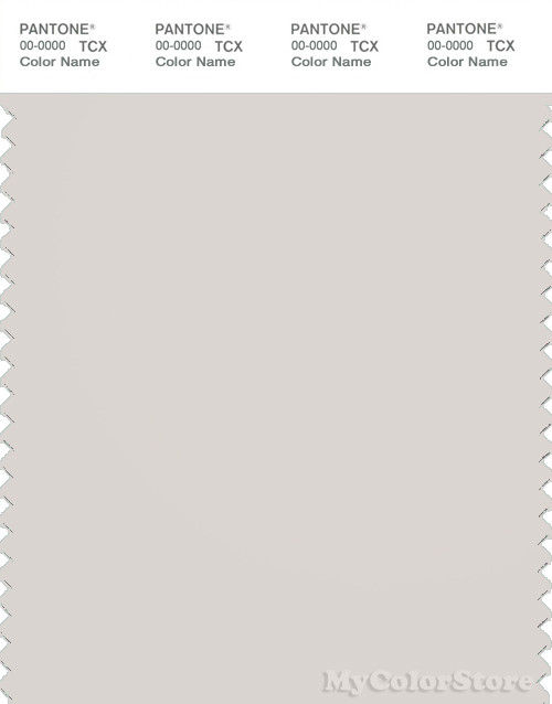 PANTONE SMART 13-0002X Color Swatch Card, White Sand