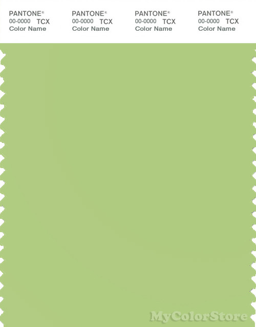 PANTONE SMART 13-0331X Color Swatch Card, Sap Green