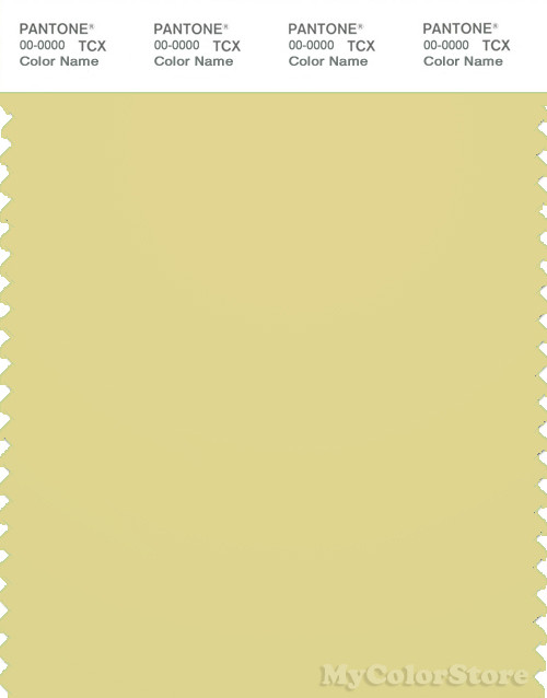 PANTONE SMART 13-0333X Color Swatch Card, Lima Bean