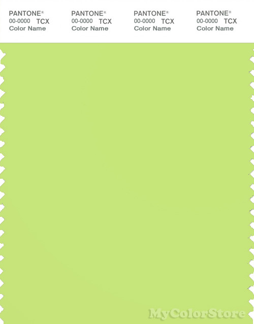PANTONE SMART 13-0535X Color Swatch Card, Sharp Green
