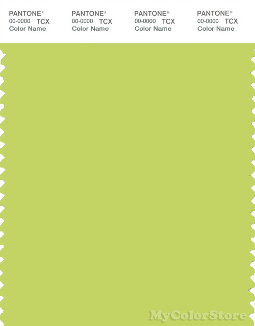 PANTONE SMART 13-0540X Color Swatch Card, Wild Lime