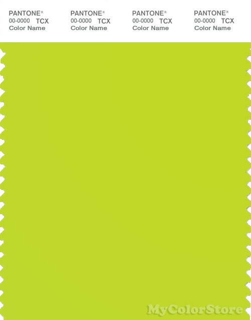 PANTONE SMART 13-0550X Color Swatch Card, Lime Punch