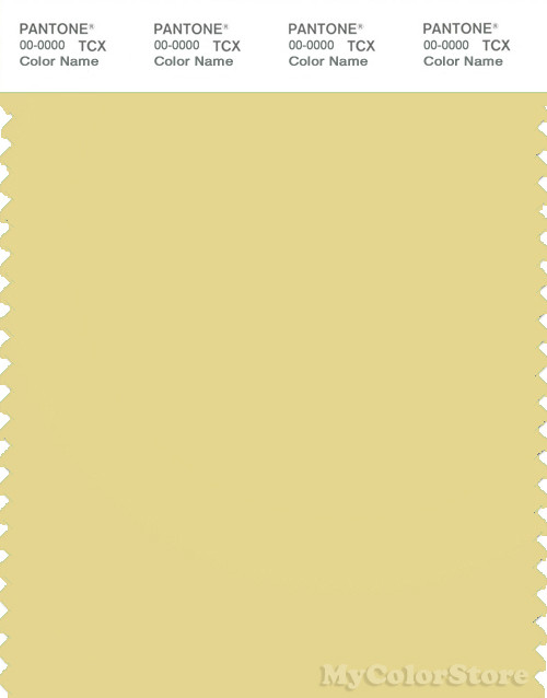 PANTONE SMART 13-0720X Color Swatch Card, Custard