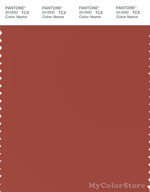 PANTONE SMART 18-1540X Color Swatch Card, Cinnabar