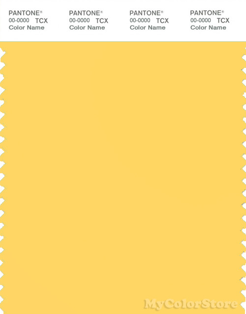 PANTONE SMART 13-0850X Color Swatch Card, Aspen Gold