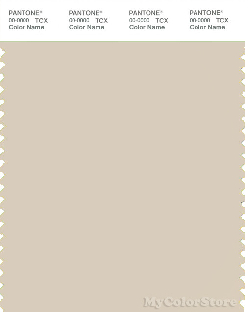 PANTONE SMART 13-0907X Color Swatch Card, Sandshell