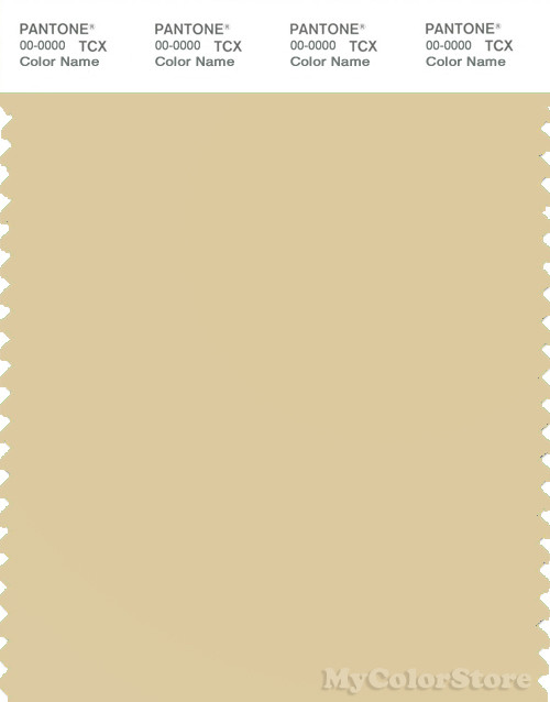 PANTONE SMART 13-0915X Color Swatch Card, Reed Yellow
