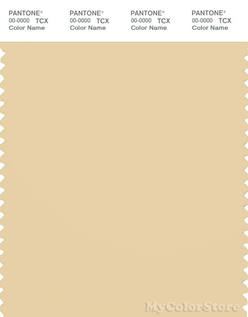 PANTONE SMART 13-0916X Color Swatch Card, Chamomile