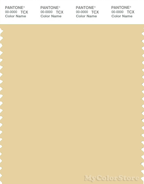 PANTONE SMART 13-0917X Color Swatch Card, Italian Straw