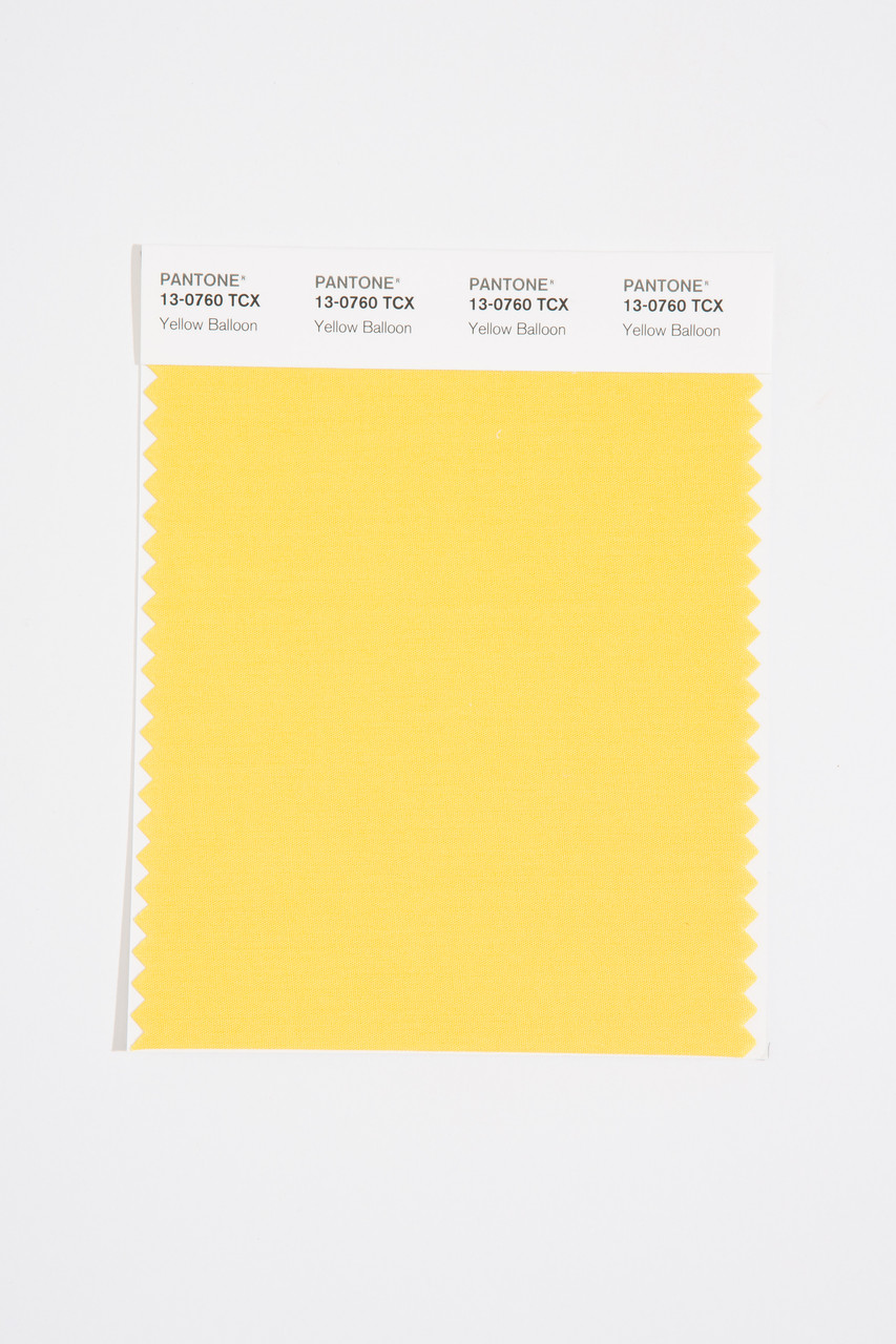 Pantone Smart 13 0760 Tcx Color Swatch Card Yellow Balloon Pantone textile paper extended (tpx). pantone smart 13 0760 tcx color swatch card yellow balloon