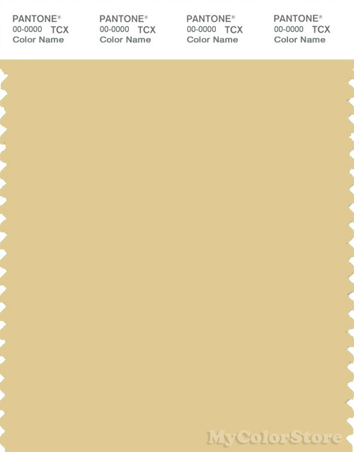 PANTONE SMART 13-0922X Color Swatch Card, Straw