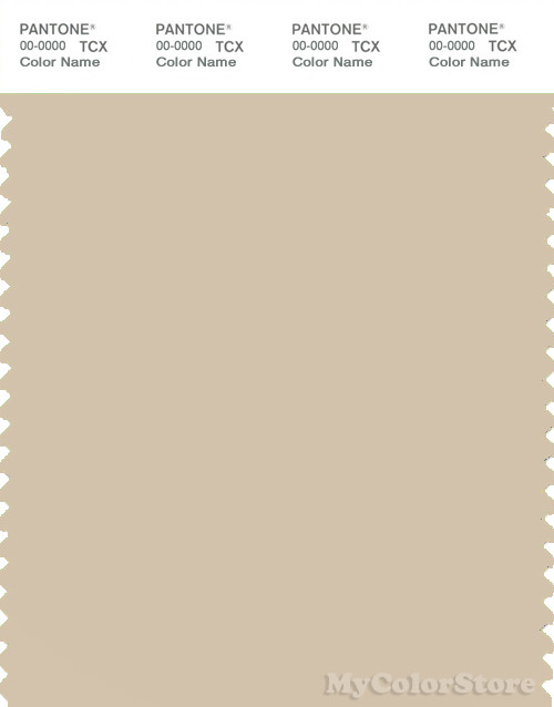 PANTONE SMART 13-1012X Color Swatch Card, Frosted Almond