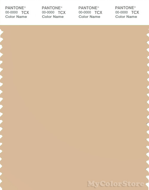 PANTONE SMART 13-1014X Color Swatch Card, Mellow Buff