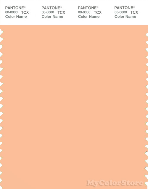 PANTONE SMART 13-1020X Color Swatch Card, Apricot Ice
