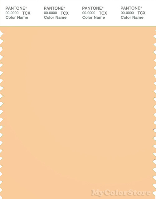 PANTONE SMART 13-1031X Color Swatch Card, Apricot Sherbert