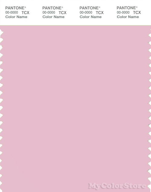 PANTONE SMART 13-2805X Color Swatch Card, Pink Mist