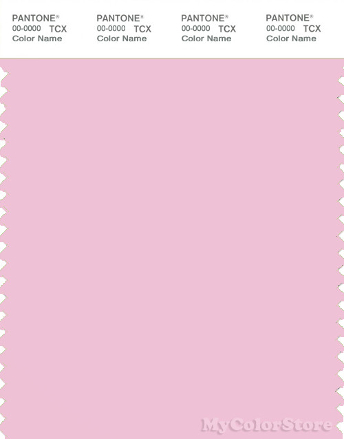 PANTONE SMART 13-2806X Color Swatch Card, Pink Lady
