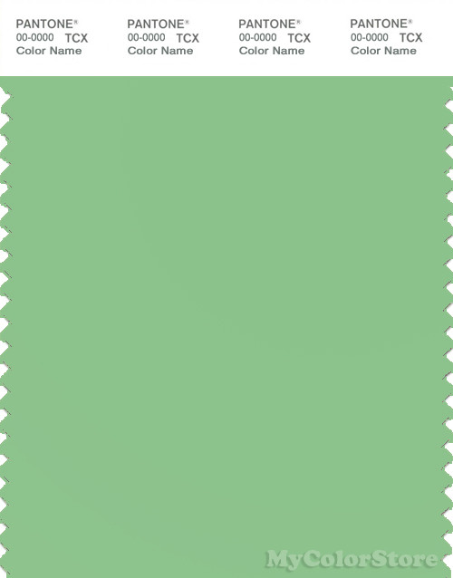 PANTONE SMART 14-0127X Color Swatch Card, Brilliant Green