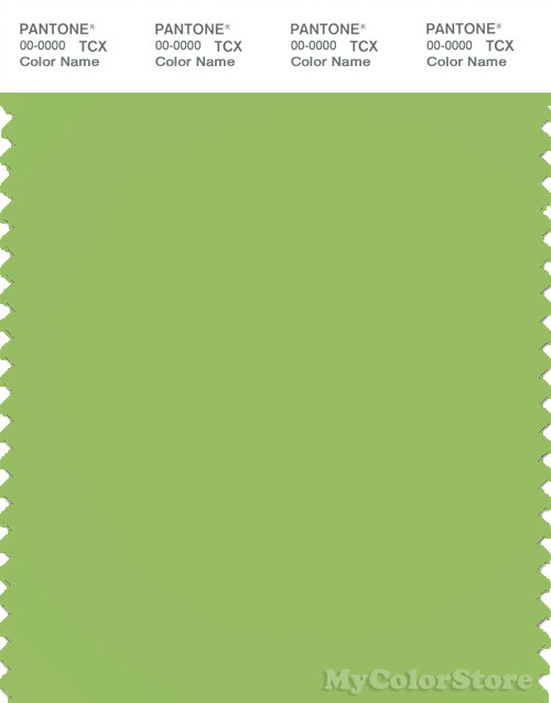 PANTONE SMART 14-0244X Color Swatch Card, Bright Lime Green