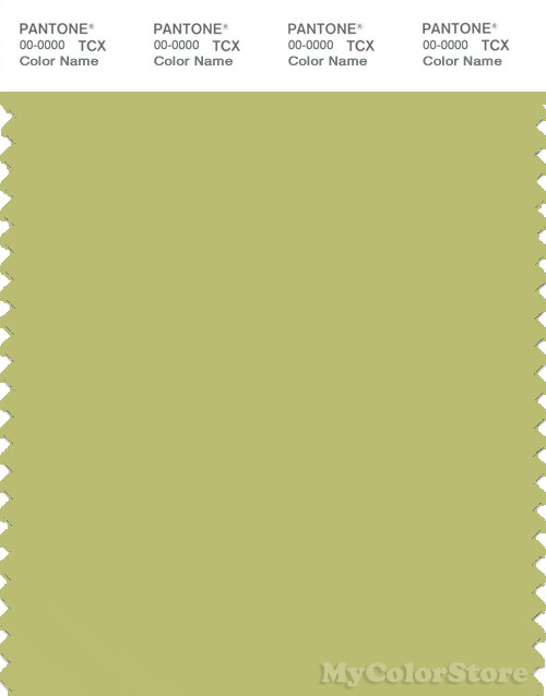 PANTONE SMART 14-0434X Color Swatch Card, Green Banana