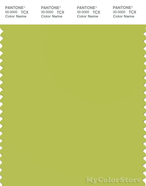 PANTONE SMART 14-0445X Color Swatch Card, Bright Chartreuse
