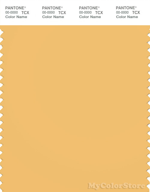 PANTONE SMART 14-0847X Color Swatch Card, Buff Yellow
