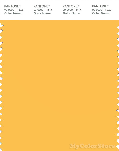 PANTONE SMART 14-0850X Color Swatch Card, Daffodil