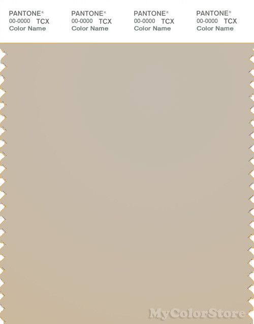PANTONE SMART 14-1106X Color Swatch Card, Peyote