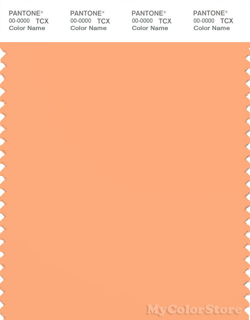 PANTONE SMART 14-1135X Color Swatch Card, Salmon Buff
