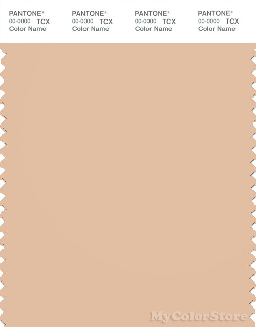 PANTONE SMART 14-1217X Color Swatch Card, Amberlight