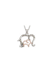 Mother and Child Animal Necklace