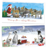 'Welcoming Santa' Christmas Cards