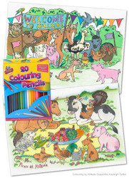 Hillside 'Colour Your Own' Greeting Cards