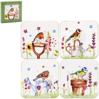 Garden Birds Coaster Set