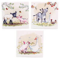 Ceramic Animal Coasters