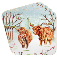 Highland Cow Coaster