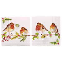 Winter Robin Napkins