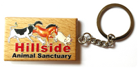 Hillside Logo Bamboo Keyring