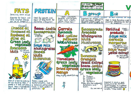 Healthy Eating Colourful 'Animal friendly' Food Chart - Hillside Animal  Sanctuary