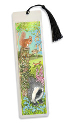 Hillside Wildlife Badger Bookmark