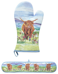 Highland Cow Oven Mitt