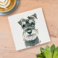 Ceramic Dog Coaster