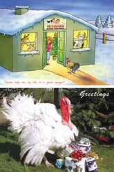 Turkey Design Christmas Cards