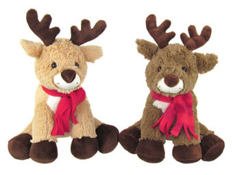 cuddly reindeer soft toy