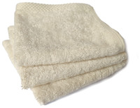 Organic Face Cloth in Natural Unbleached Cotton