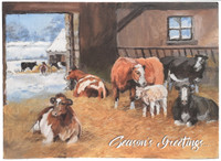 Hillside 'The Cattle are Lowing' Christmas Cards