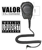 VALOR.  Remote Speaker-Microphone - 3.5mm connector.