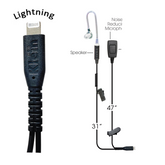 VICTORY 2-Wire PTT Earpiece (Lightning iOS)